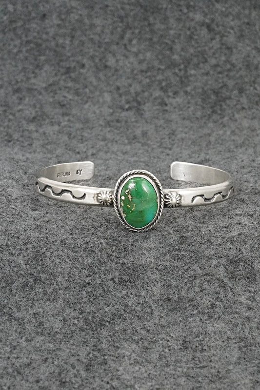 Turquoise & Sterling Silver Bracelet - Samuel Yellowhair