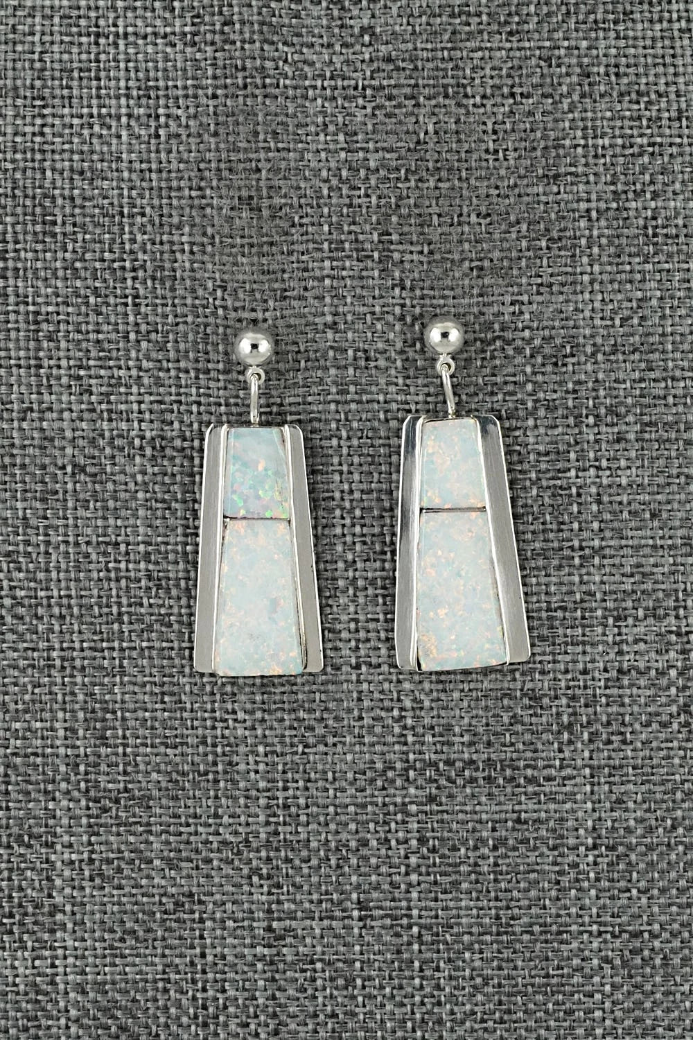 Opalite & Sterling Silver Earrings - Brenda Pete