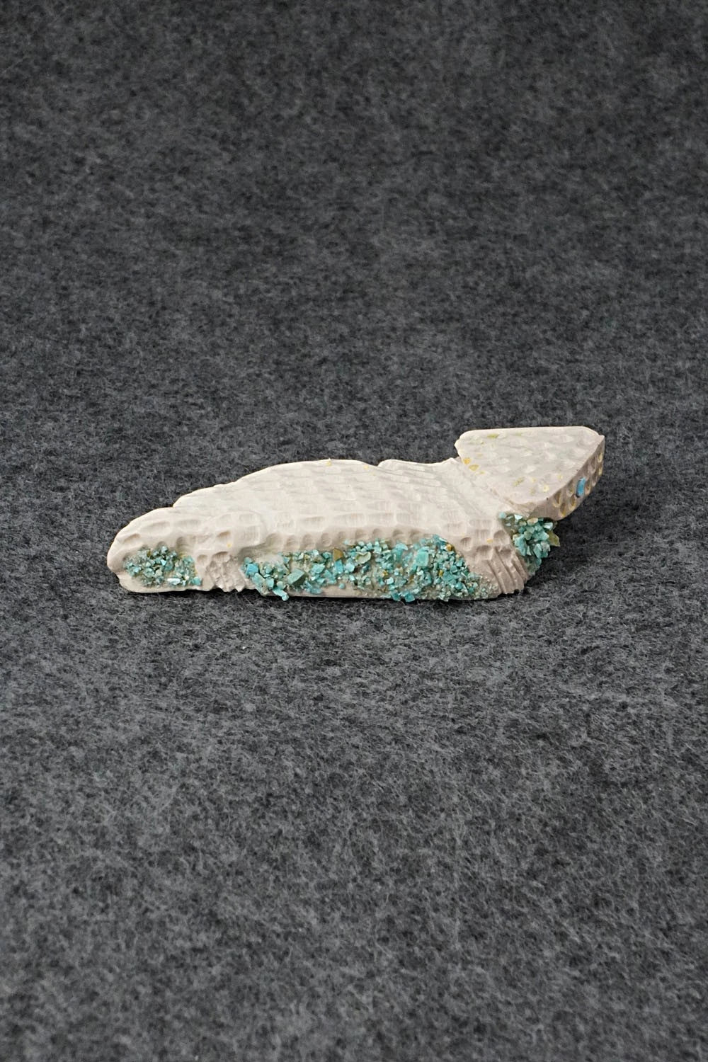 Horned Toad Zuni Fetish Carving - Jensen Charlie