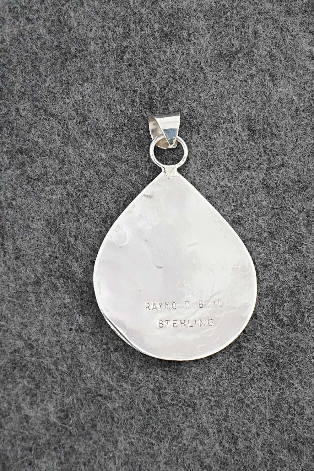Multi-Stone & Sterling Silver Pendant - Raymond Boyd