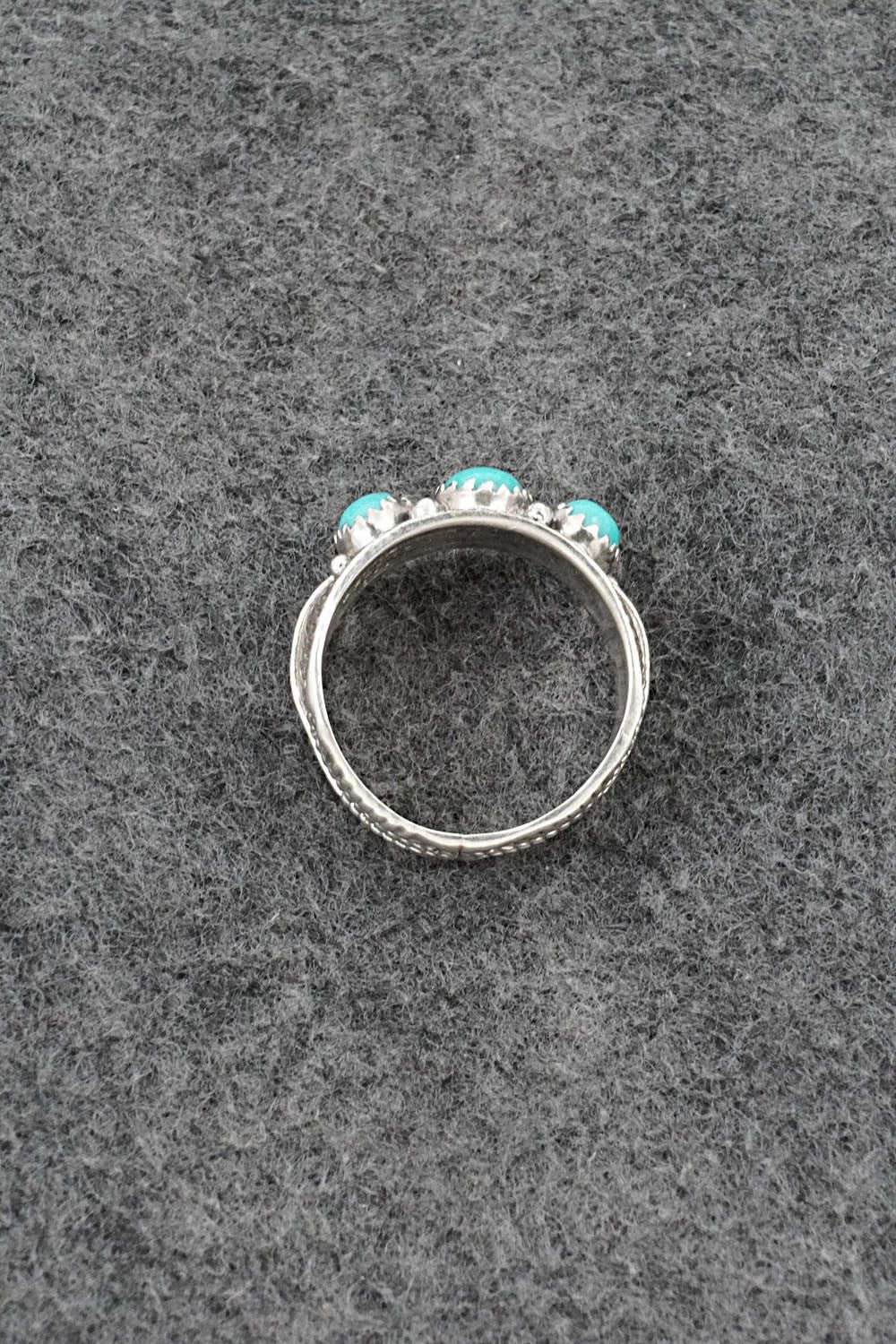 Turquoise & Sterling Silver Ring - Betty Begaye - Size 10