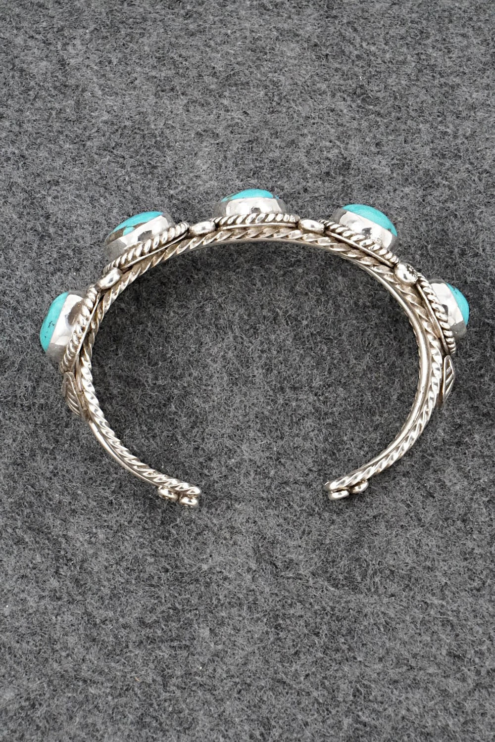 Turquoise & Sterling Silver Bracelet - Emerson Delgarito