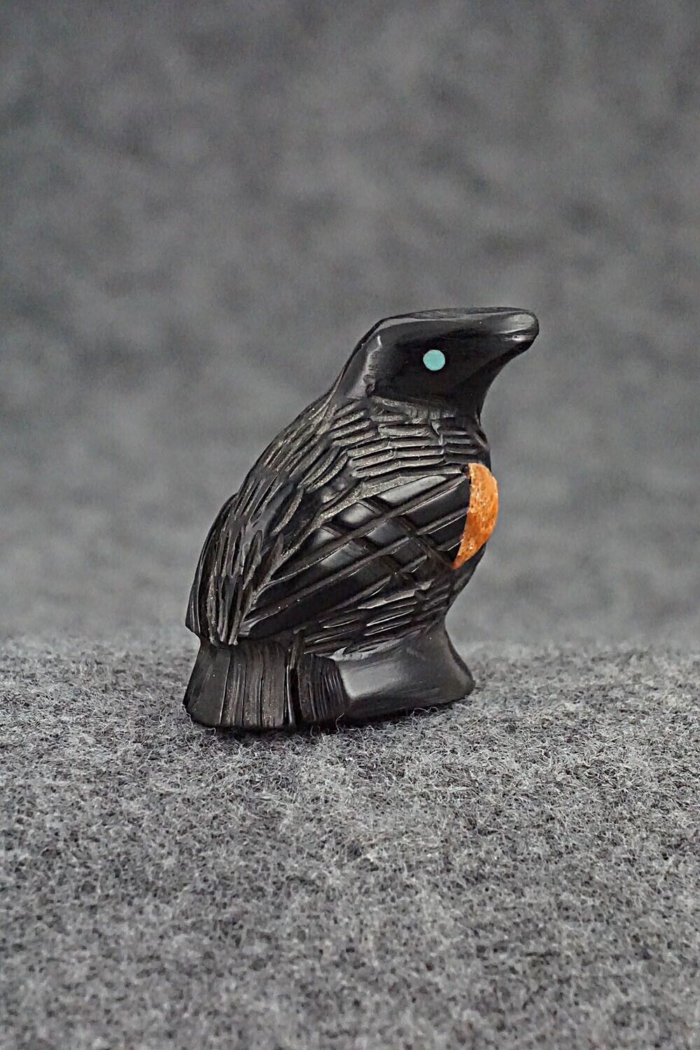 Crow Zuni Fetish Carving - Edison Bobelu