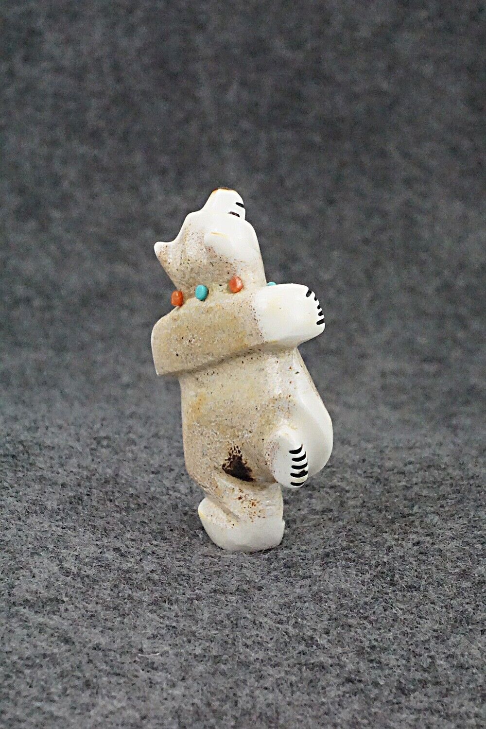 Dancing Bear Zuni Fetish Carving - Claudia Peina