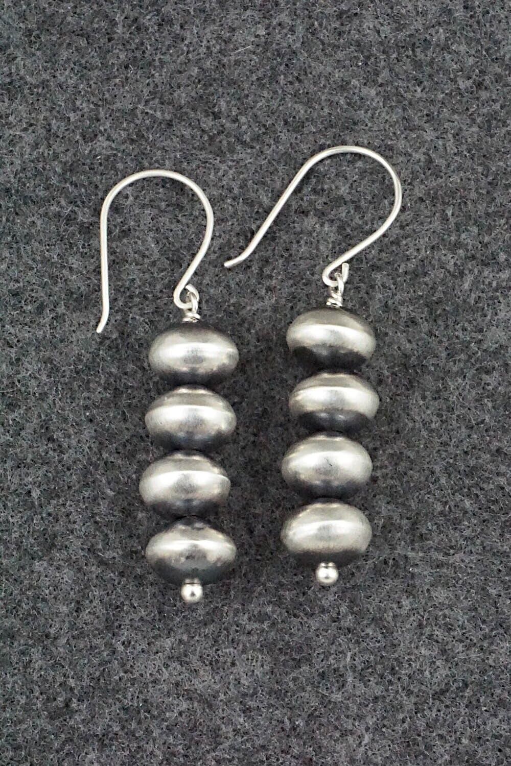 Sterling Silver Navajo Pearl Earrings - Bryannen Halwood