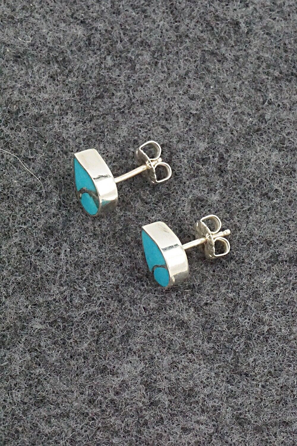 Turquoise & Sterling Silver Earrings - Lynelle Johnson