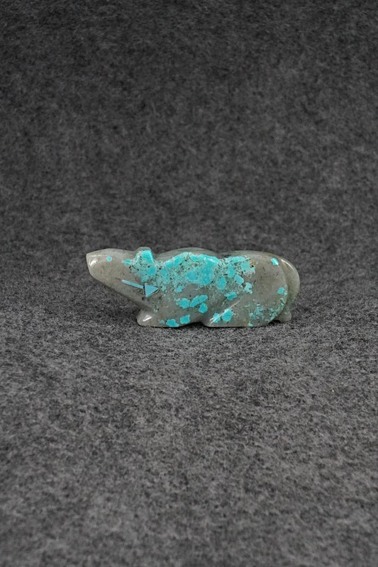 Mountain Lion Zuni Fetish Carving - Abby Panteah Quam