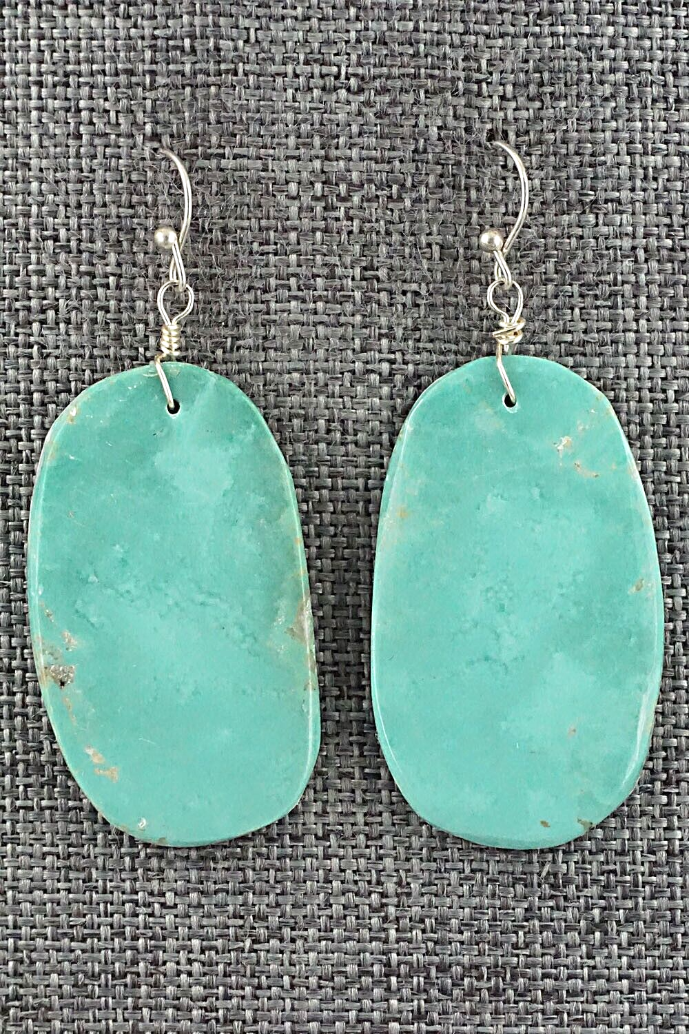 Turquoise & Sterling Silver Earrings - Joe Garcia