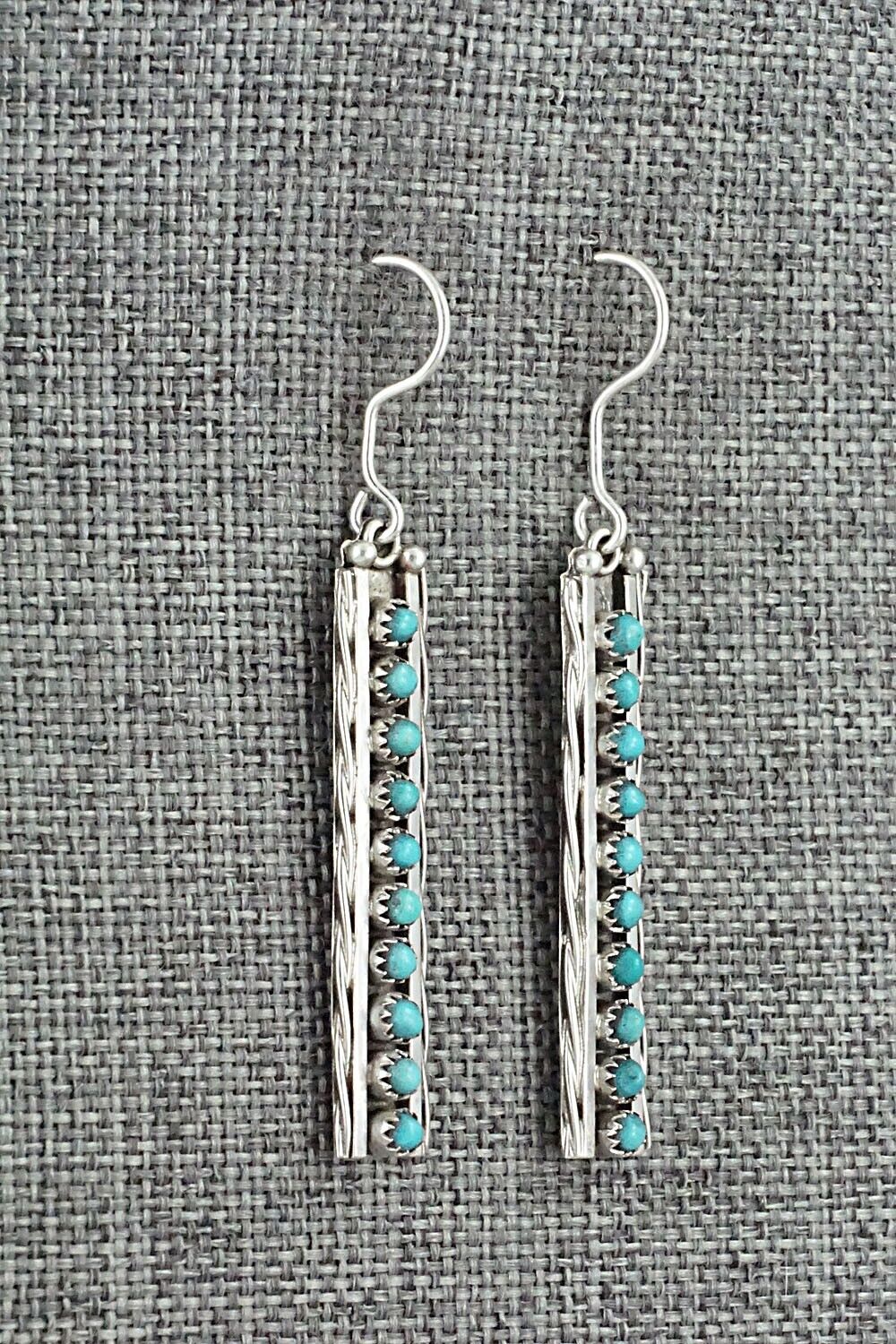 Turquoise & Sterling Silver Earrings - Stephen Haloo
