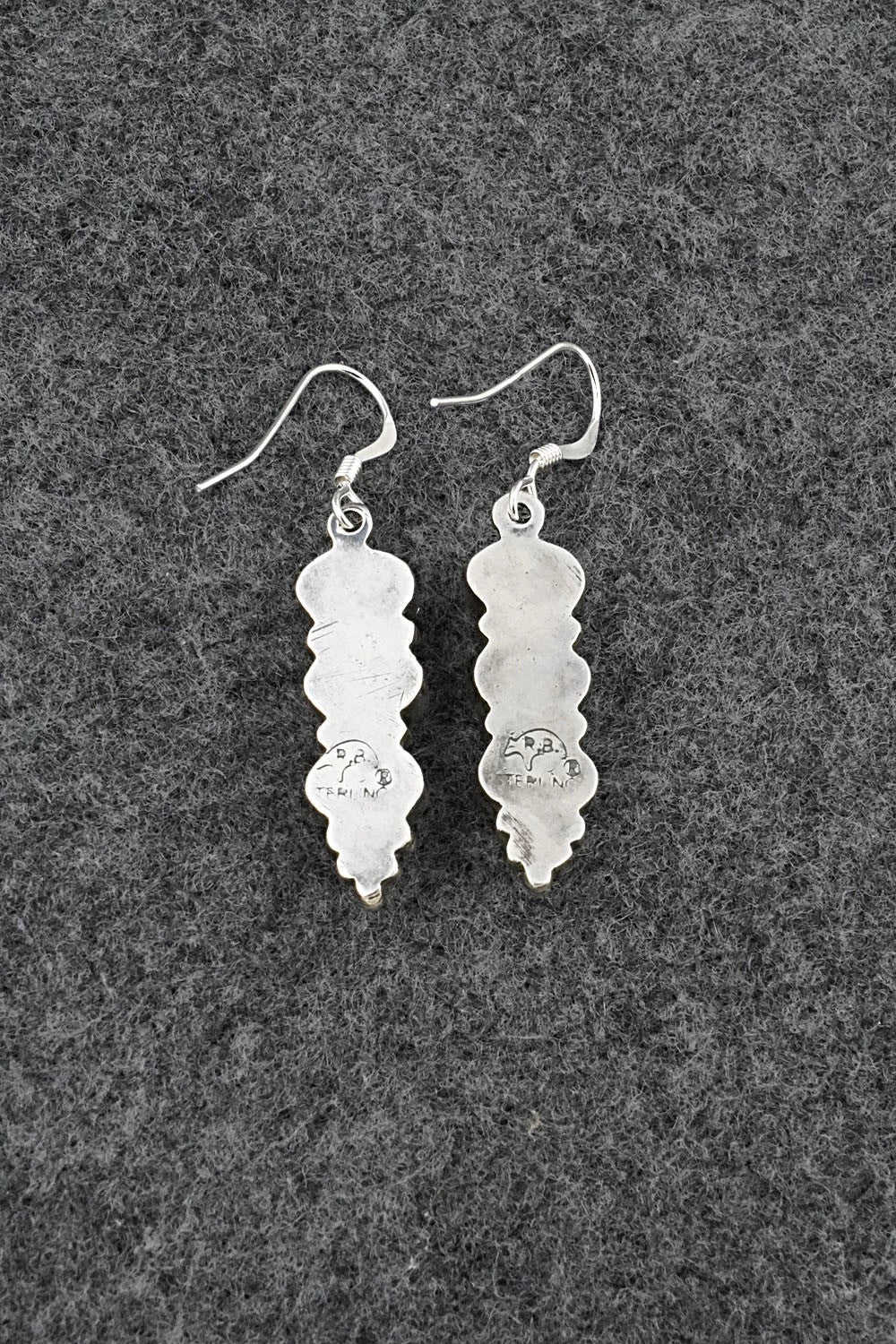 Turquoise & Sterling Silver Earrings - Gary Shorty