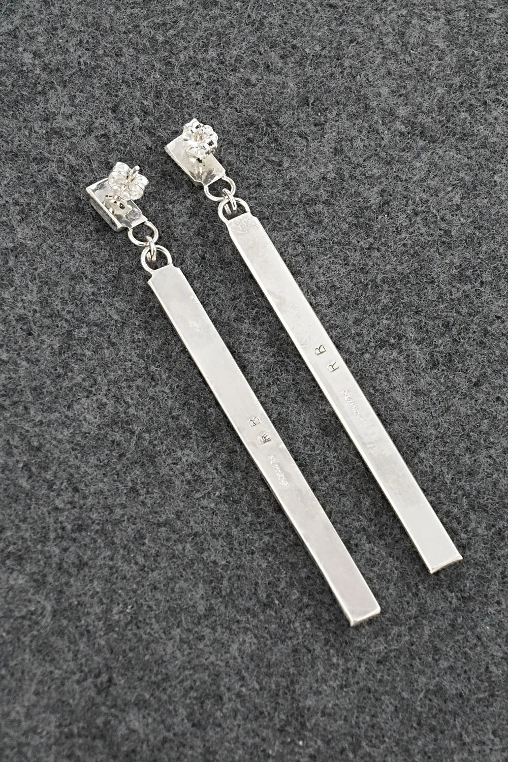 Turquoise & Sterling Silver Earrings - Ricky Booqua