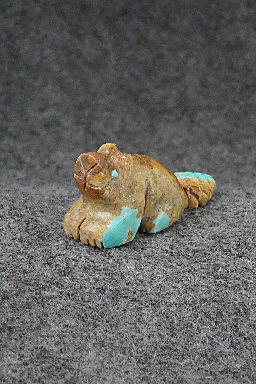 Beaver Zuni Fetish Carving - Reynold Lunasee