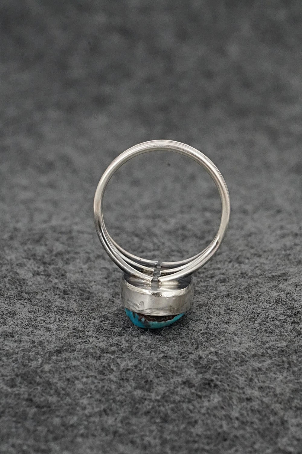 Turquoise & Sterling Silver Ring - Rena Begay - Size 7