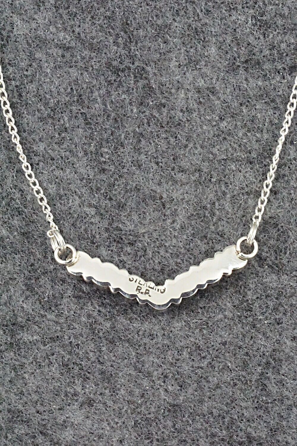Turquoise & Sterling Silver Necklace - Renell Chaco