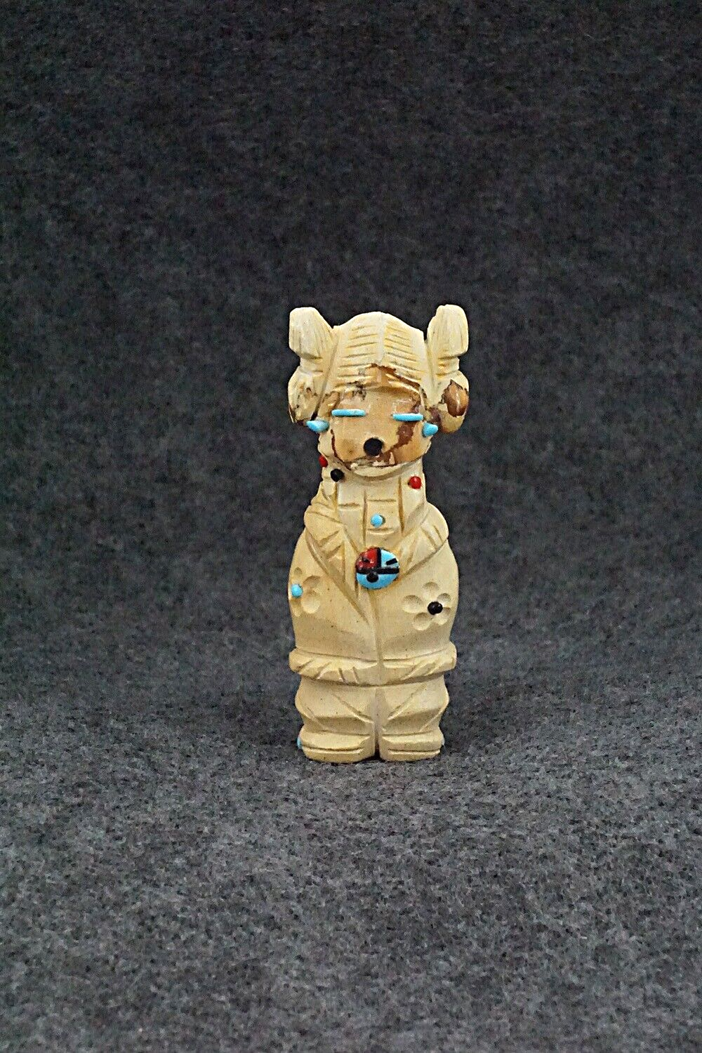 Corn Maiden Zuni Fetish Carving - Danette Laate