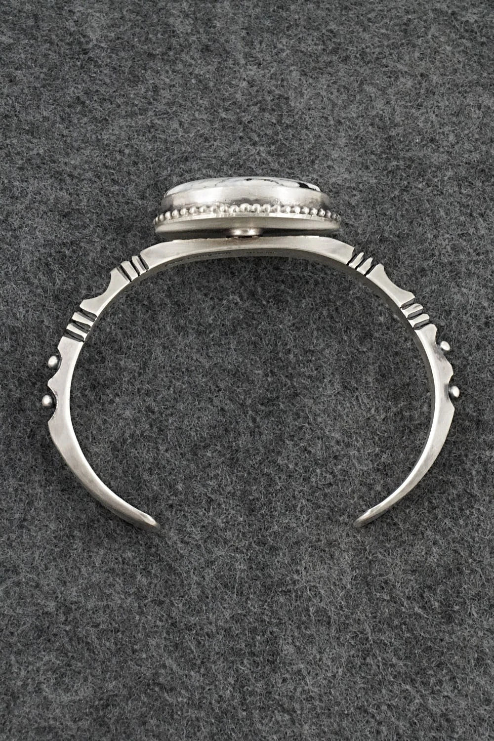 White Buffalo & Sterling Silver Bracelet - Paul Livingston