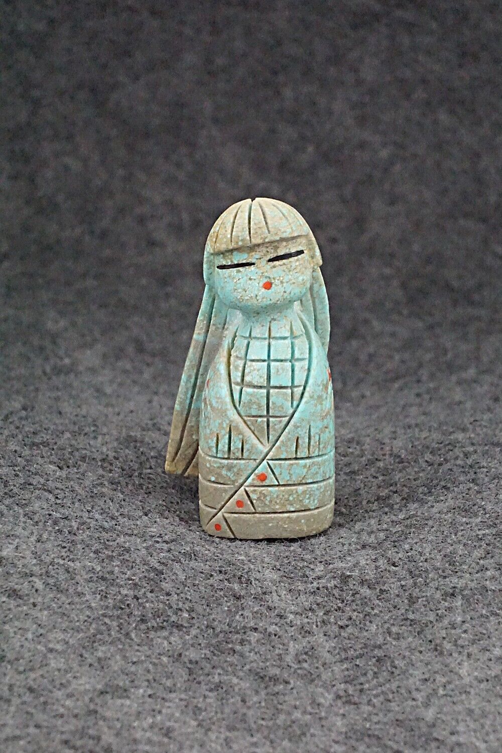 Corn Maiden Zuni Fetish Carving - Douglas Martza