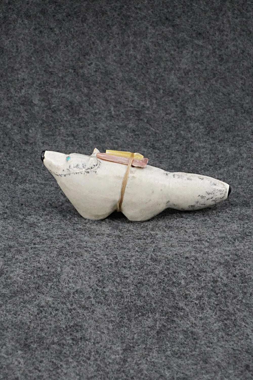 Fox Zuni Fetish Carving - Delvin Leekya