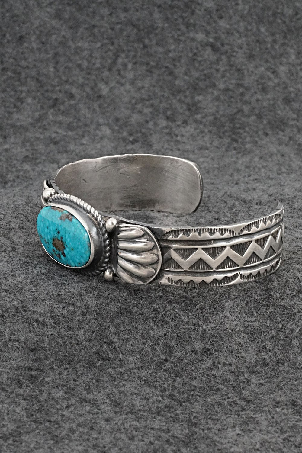 Turquoise & Sterling Silver Bracelet - Tillie Jon