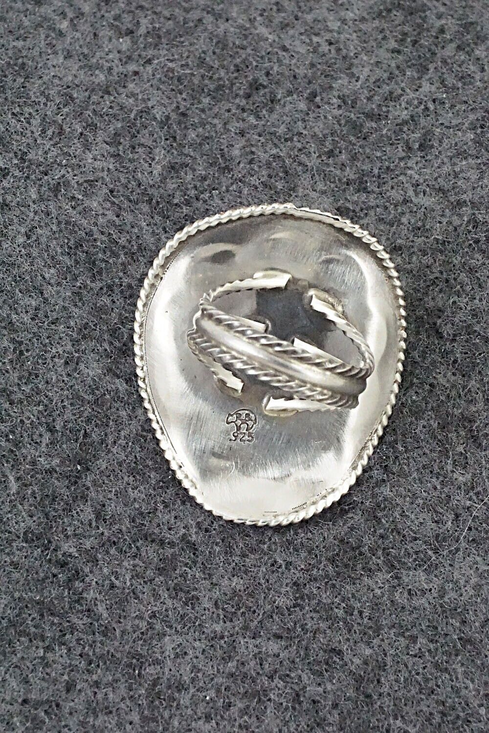 Turquoise & Sterling Silver Ring - Bobby Platero - Size 5
