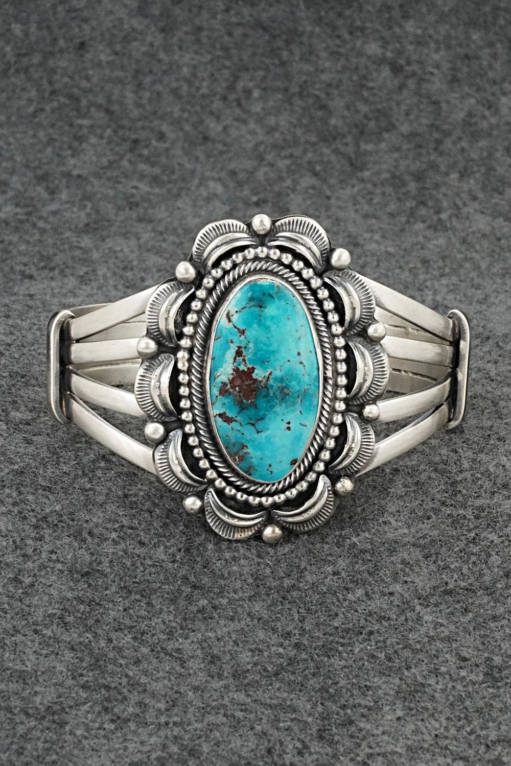 Turquoise & Sterling Silver Bracelet - Kathleen Livingston
