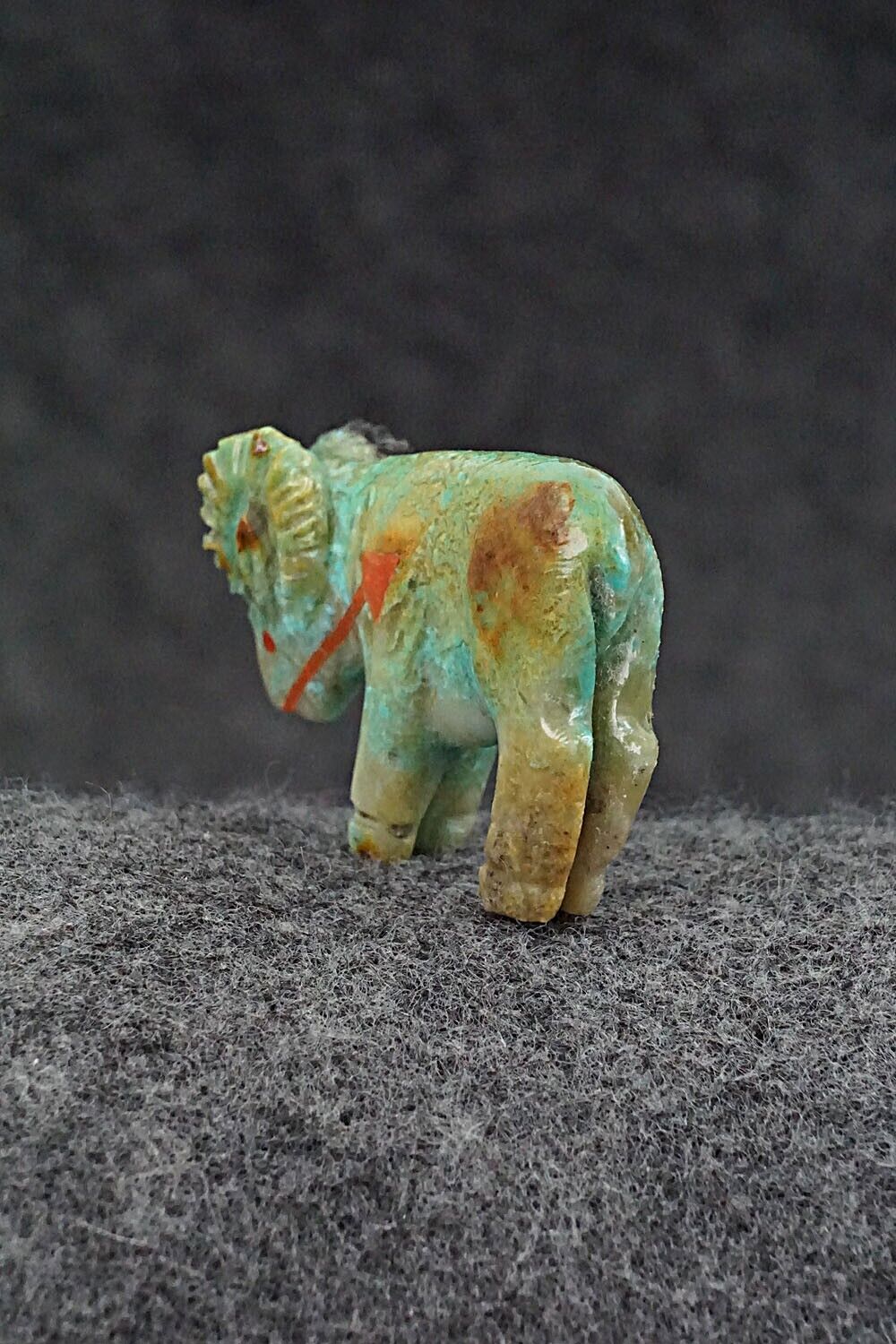 Ram Zuni Fetish Carving - Andres Quandelacy