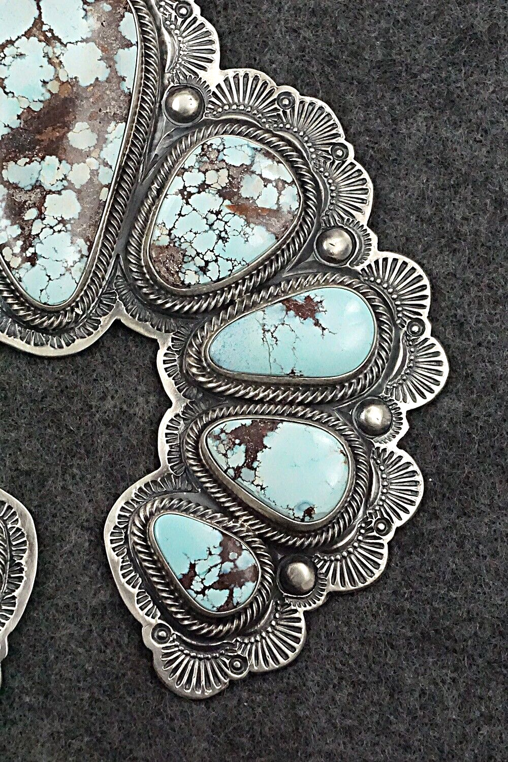 Turquoise & Sterling Silver Necklace Set - Randy Boyd