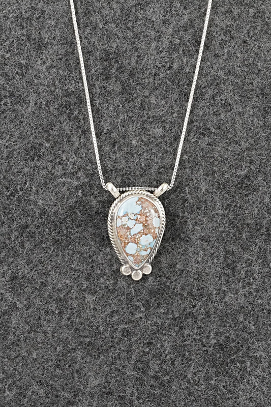 Turquoise & Sterling Silver Necklace - Sharon McCarthy
