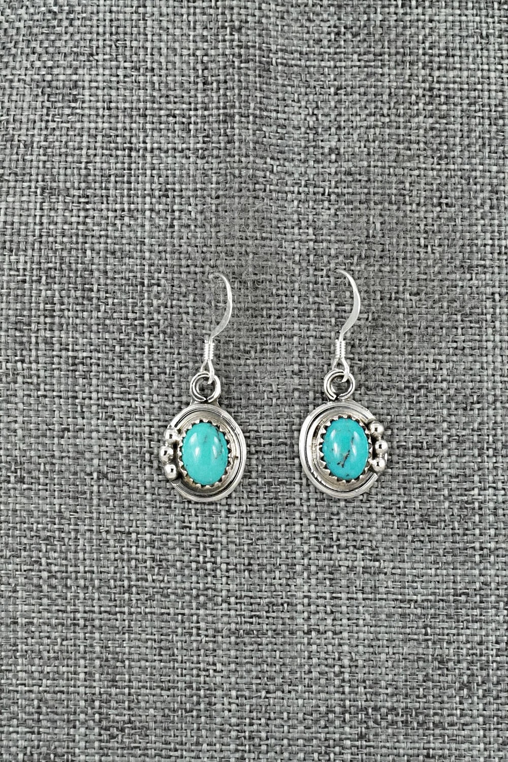 Turquoise & Sterling Silver Earrings - Rita Largo