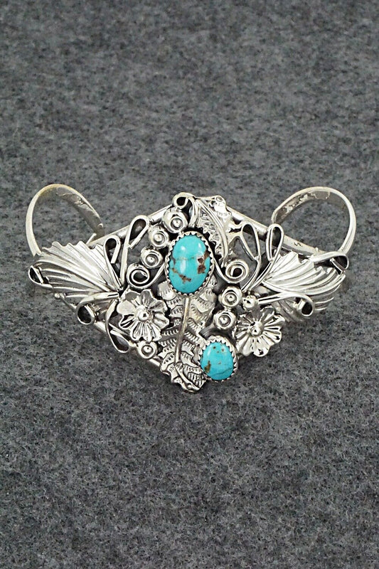 Turquoise & Sterling Silver Bracelet - Harry Yazzie
