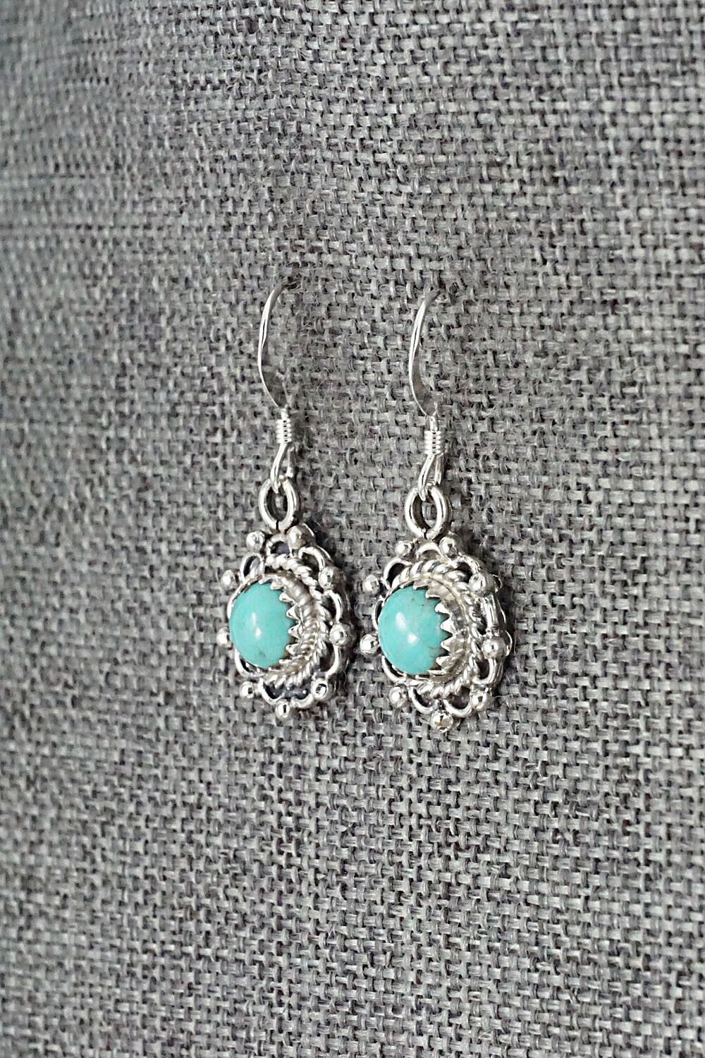 Turquoise & Sterling Silver Earrings - Emery Spencer