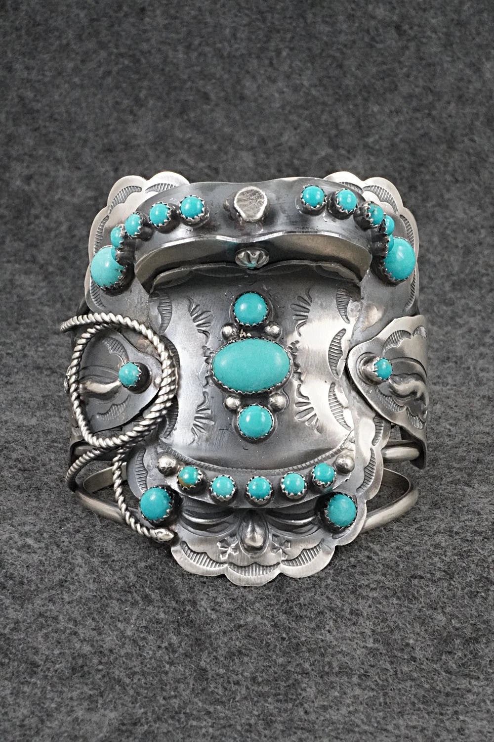 Turquoise & Sterling Silver Bracelet - Tim Yazzie