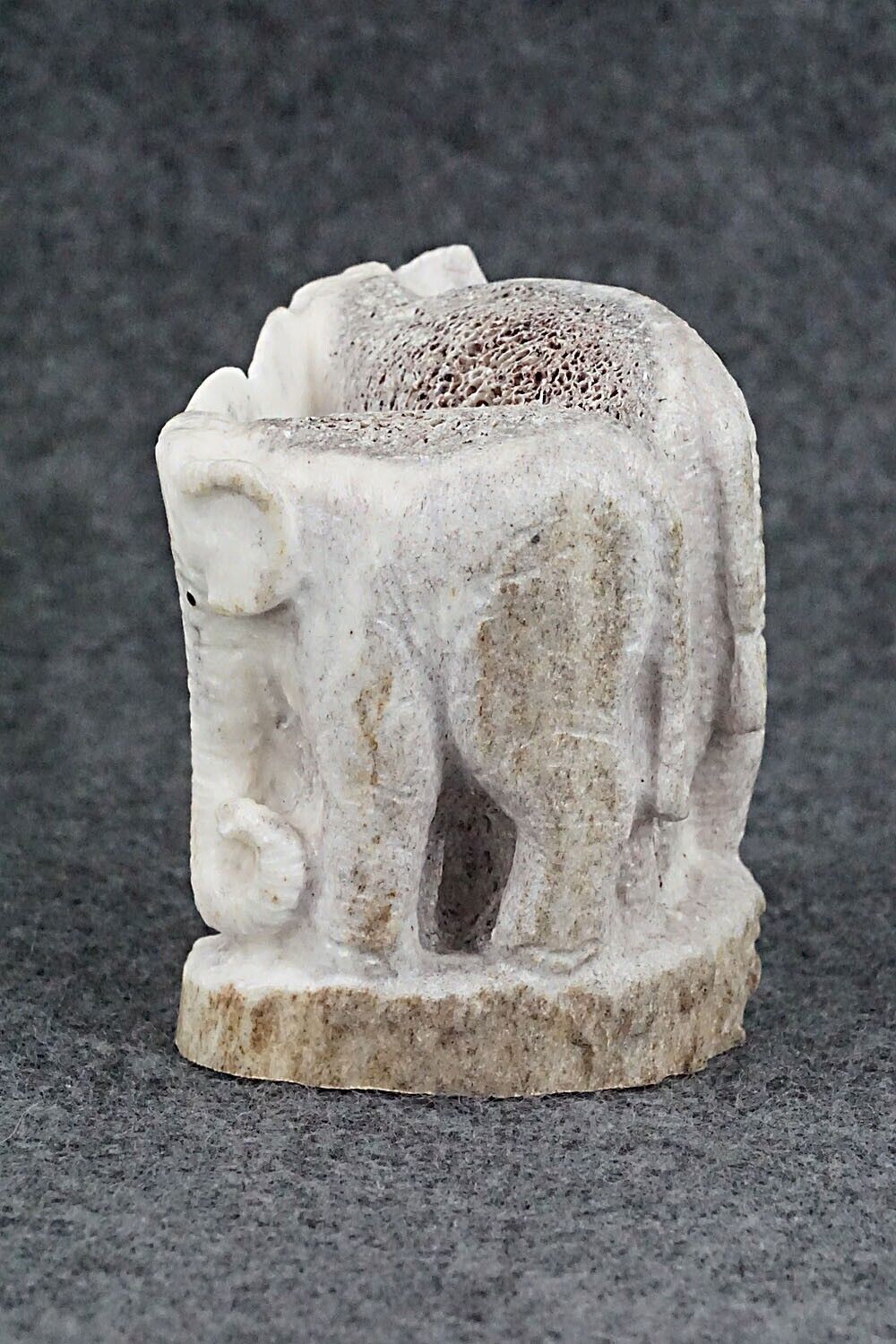 Elephant Family Zuni Fetish Carving - Maxx Laate