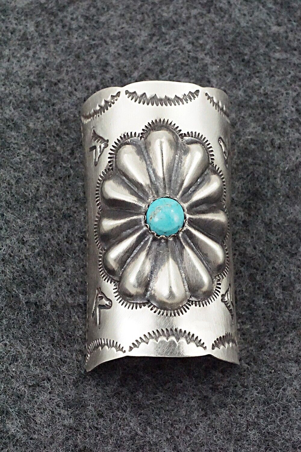 Turquoise & Sterling Silver Hair Pin - Arlene Soce