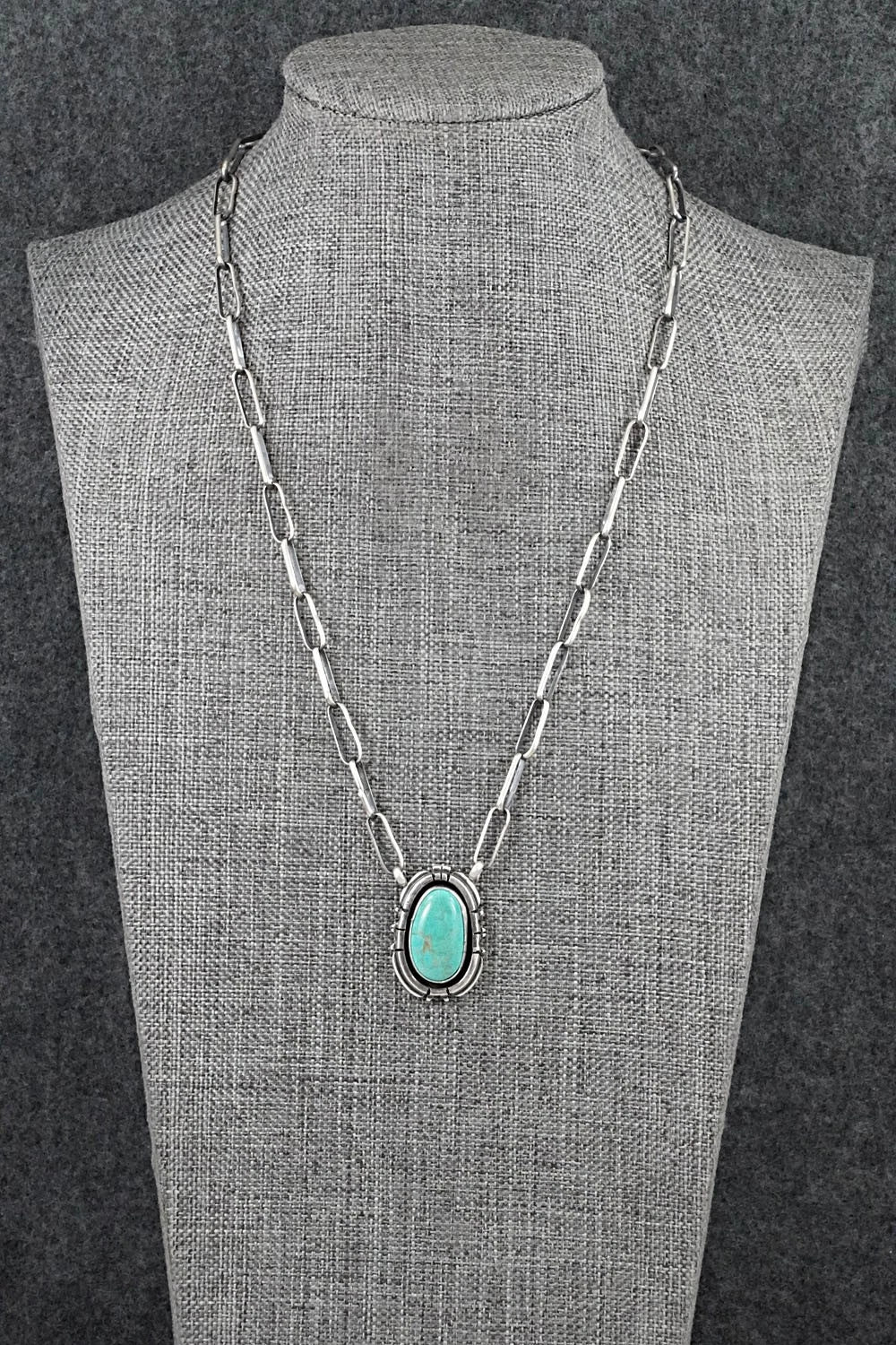 Turquoise & Sterling Silver Necklace - Daniel Benally