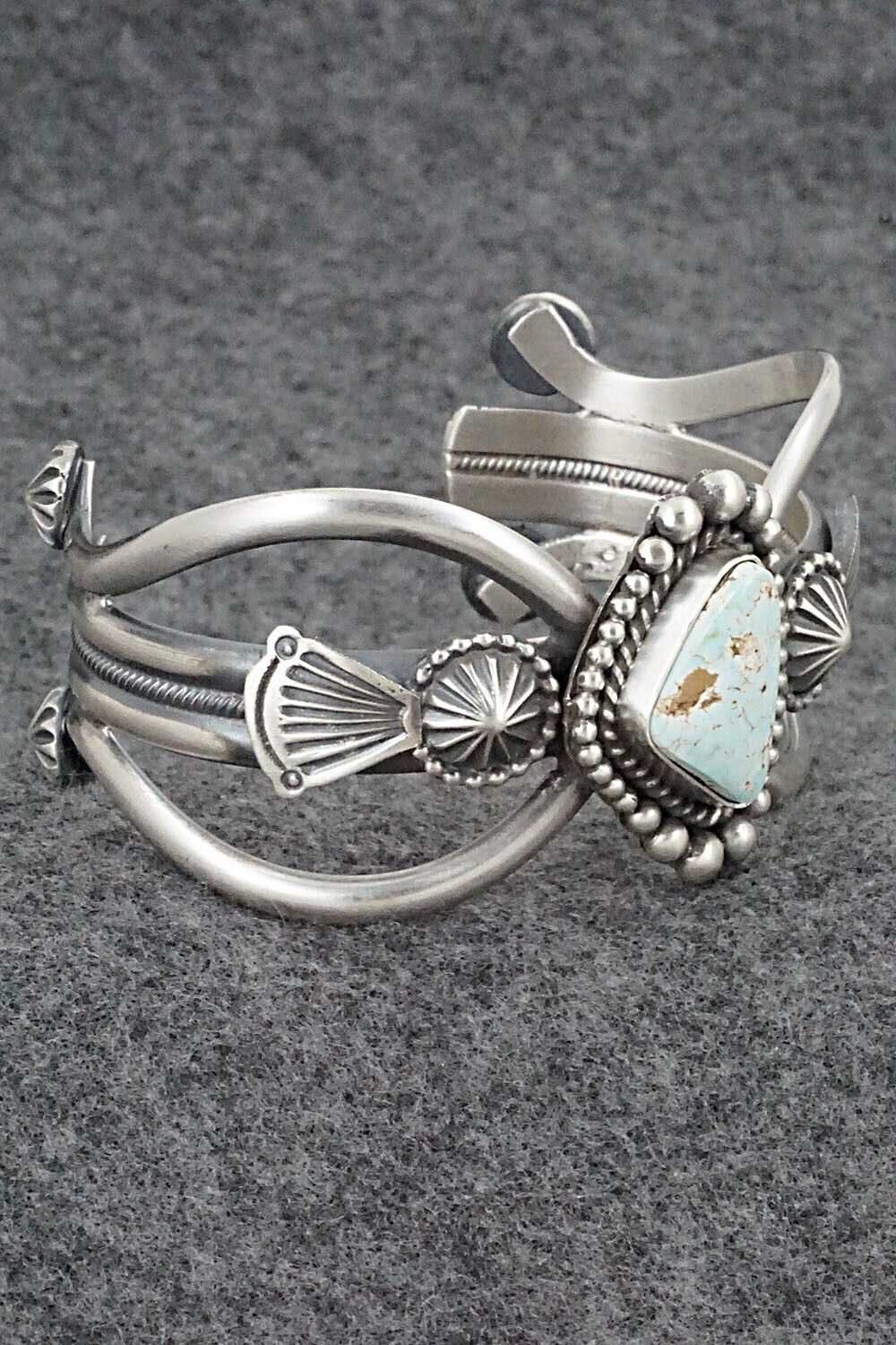 Turquoise & Sterling Silver Bracelet - Michael Calladitto