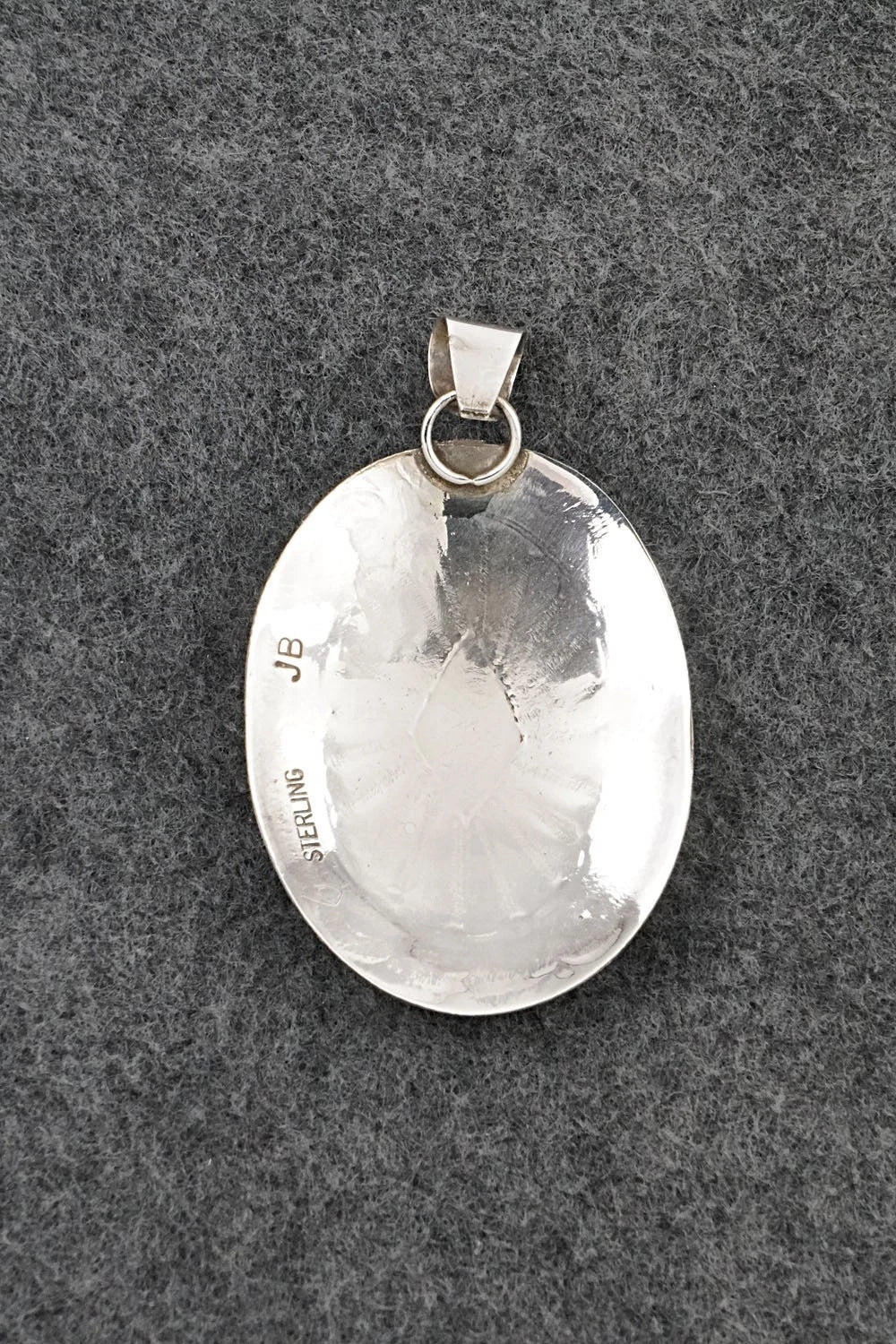 Turquoise & Sterling Silver Pendant - Joann Silver
