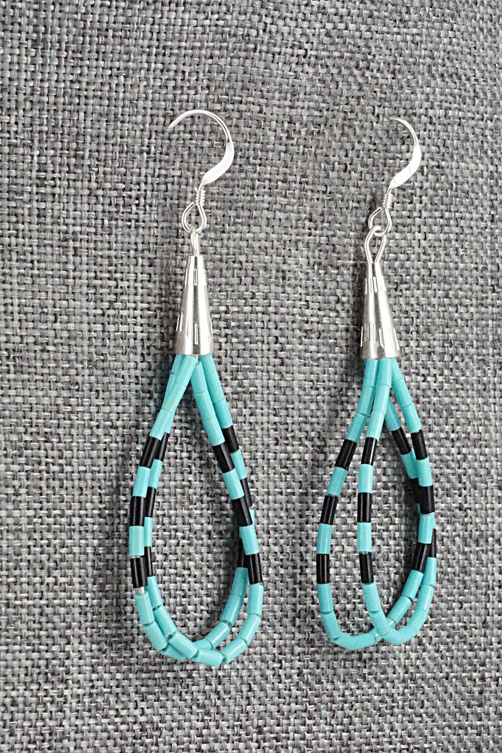 Turquoise & Sterling Silver Earrings - Ramona Bird