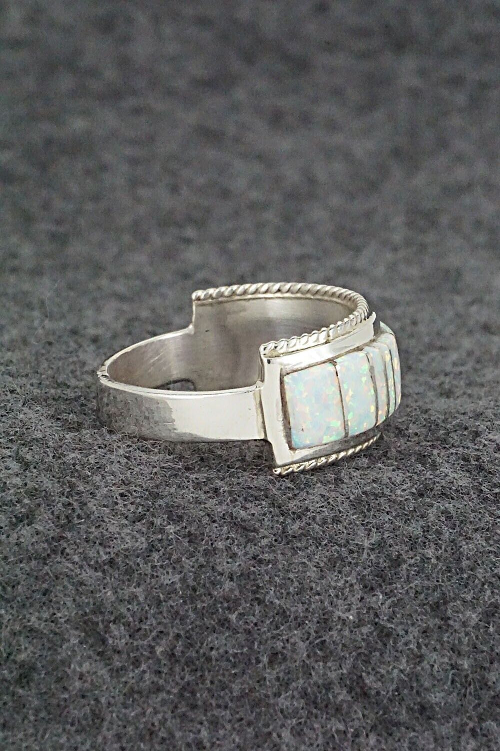 Opalite & Sterling Silver Ring - Deirdre Luna Panteah - Size 12