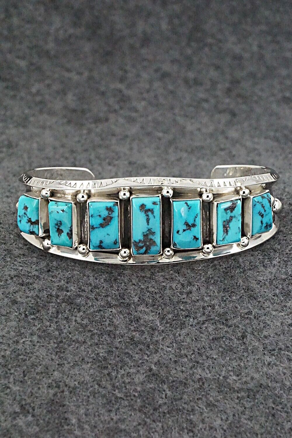 Turquoise & Sterling Silver Bracelet - Davey Morgan