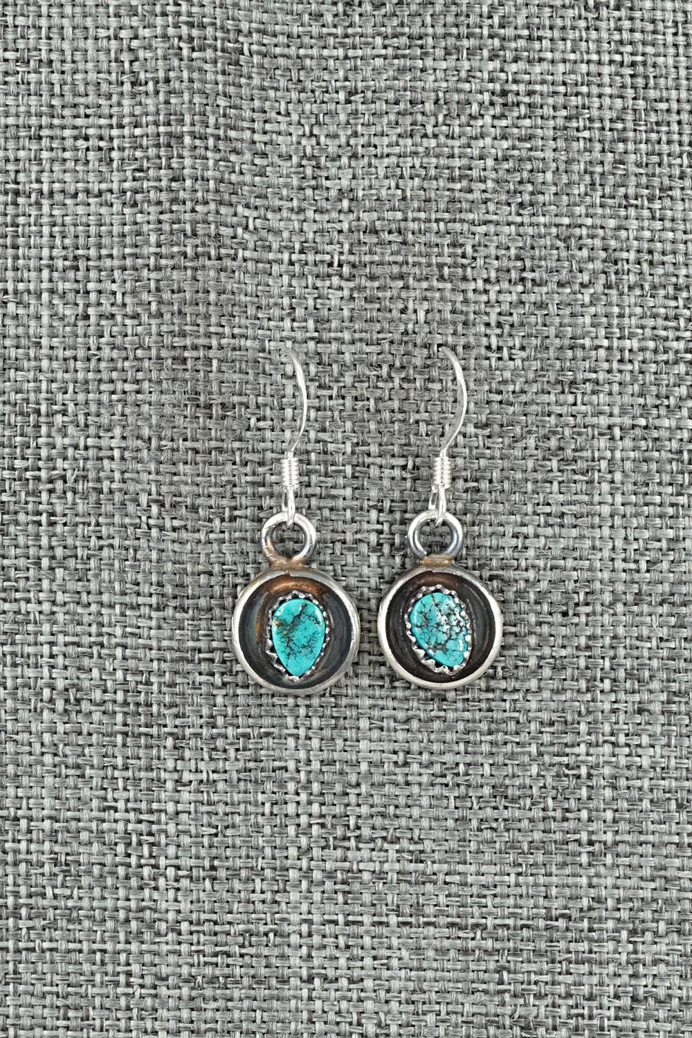 Turquoise & Sterling Silver Squash Blossom Set - Phil Garcia