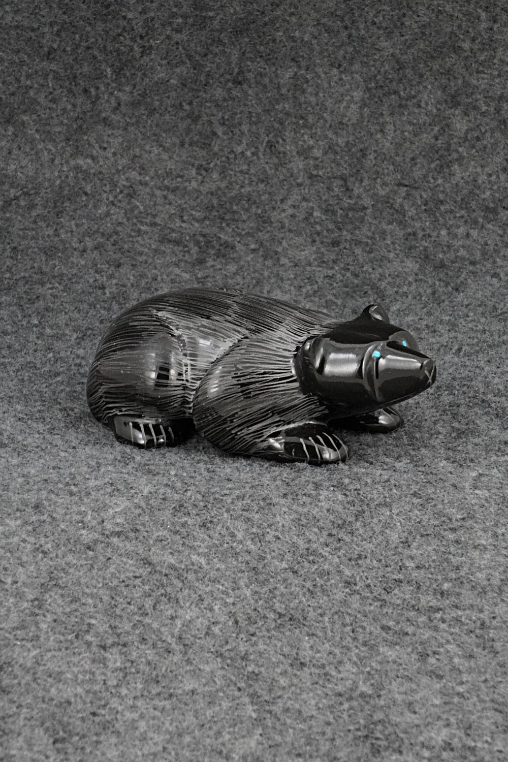 Badger Zuni Fetish Carving - Nelson Yatsattie