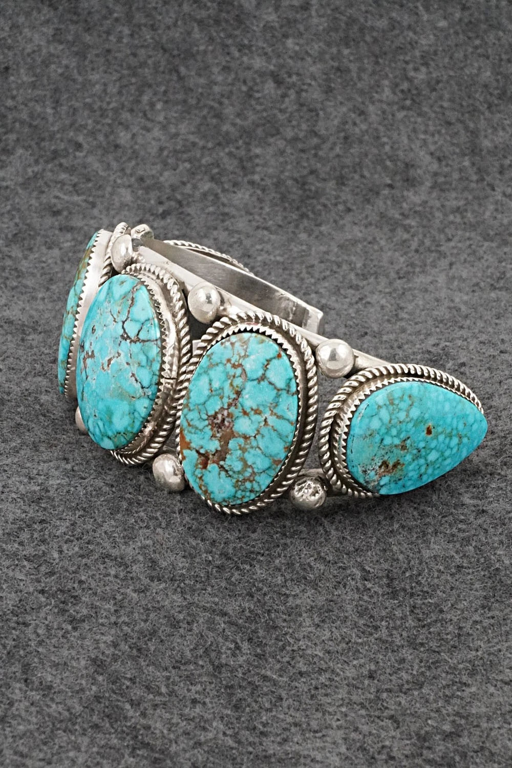 Turquoise & Sterling Silver Bracelet - Ray Nez