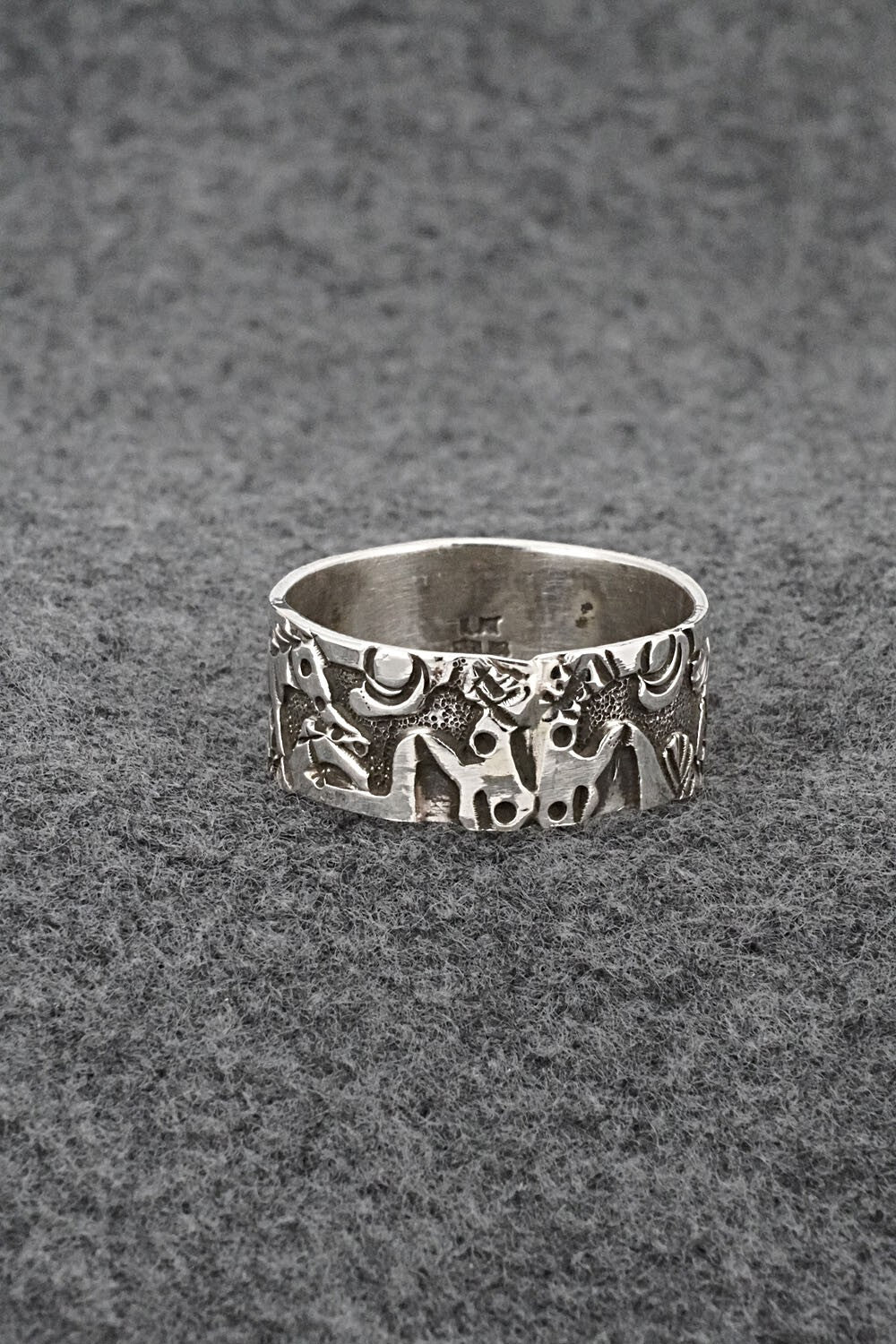 Sterling Silver Ring - Lloyd Becenti - Size 14