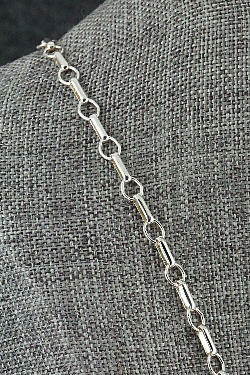 Turquoise and Sterling Silver Necklace - Anthony Brown