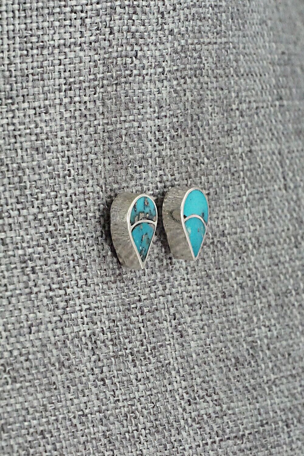 Turquoise & Sterling Silver Earrings - Lynelle Johnson