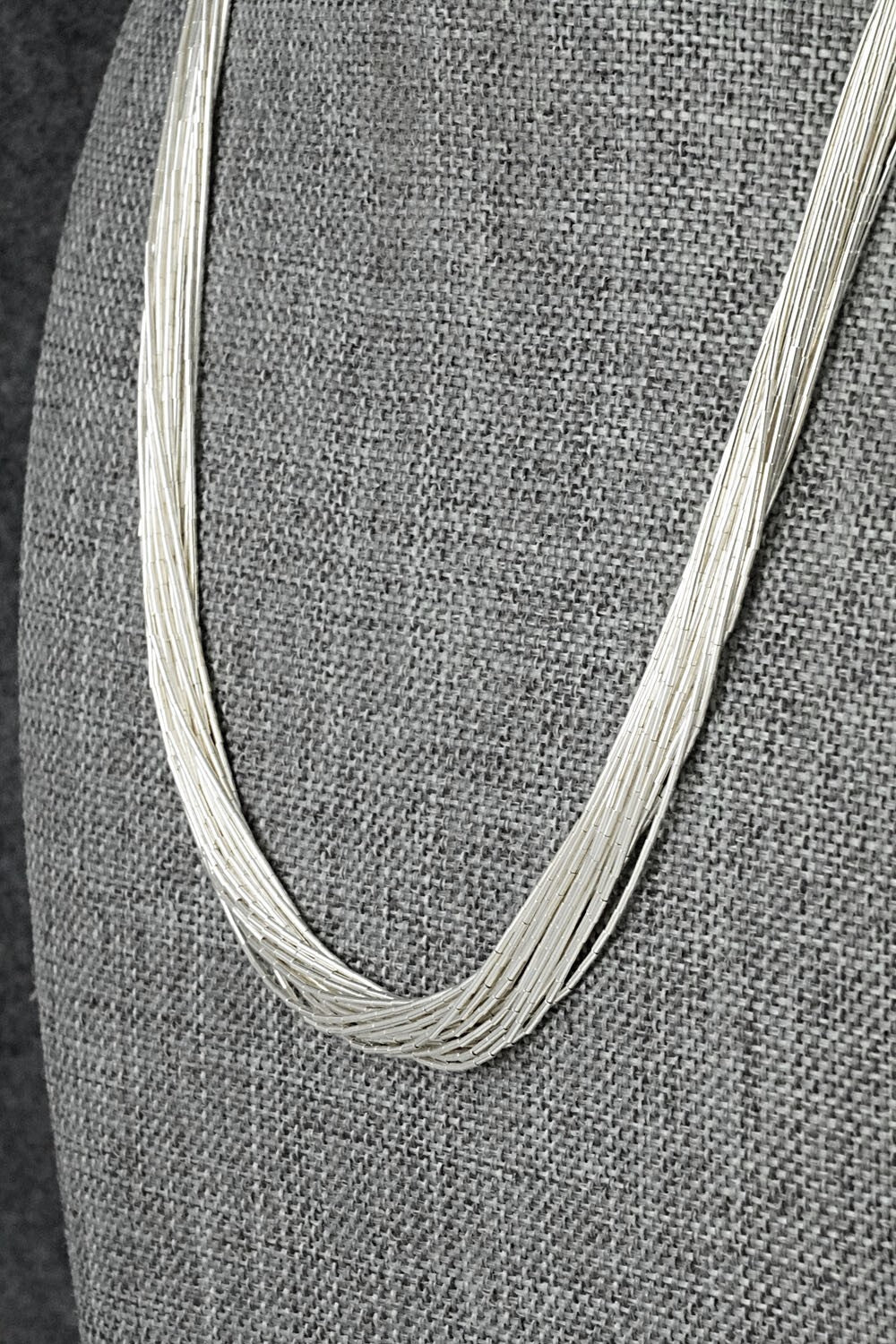 Liquid Silver Necklace - Sterling Silver 18"