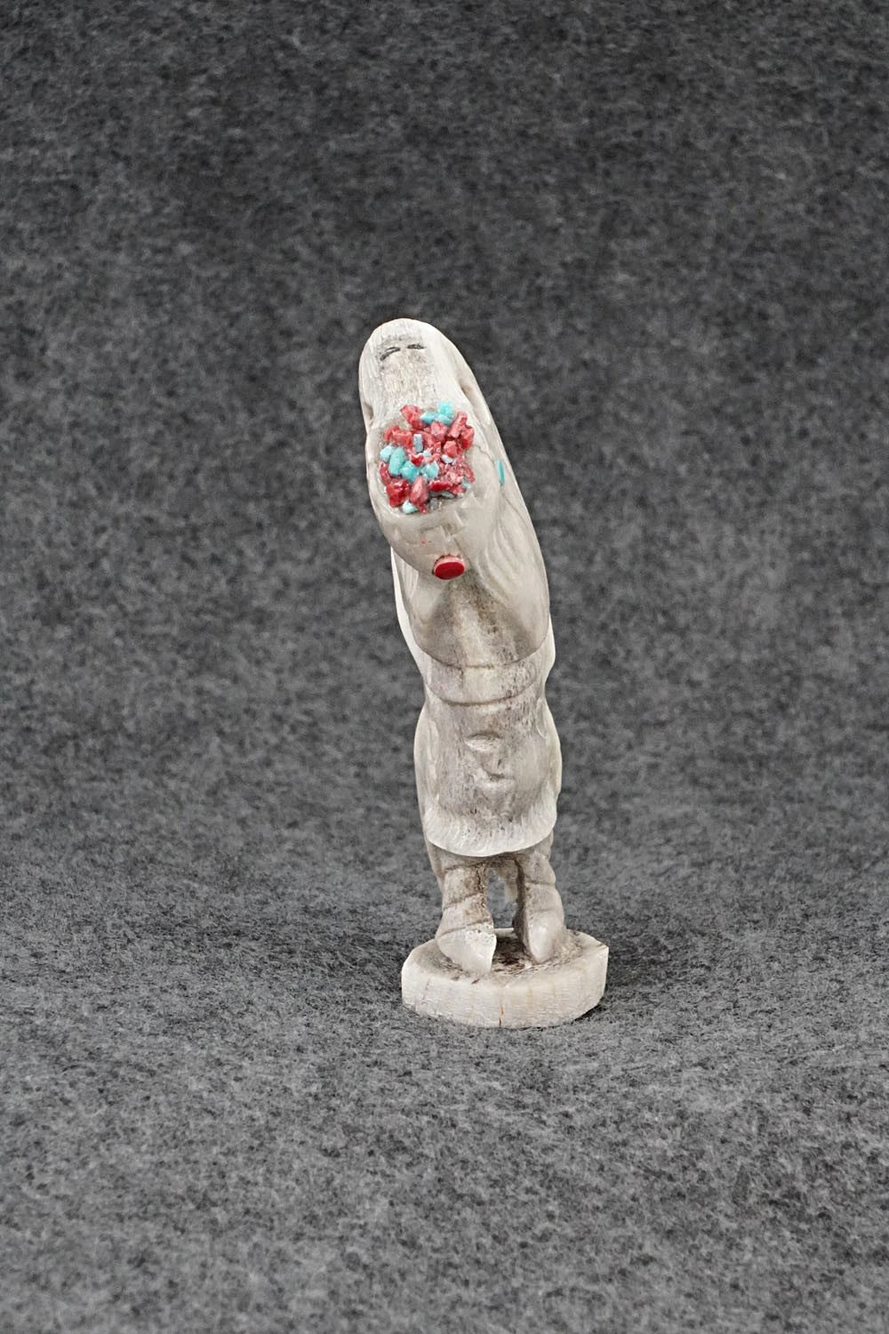 Butterfly Maiden Zuni Fetish Carving - Elfina Lowsayate