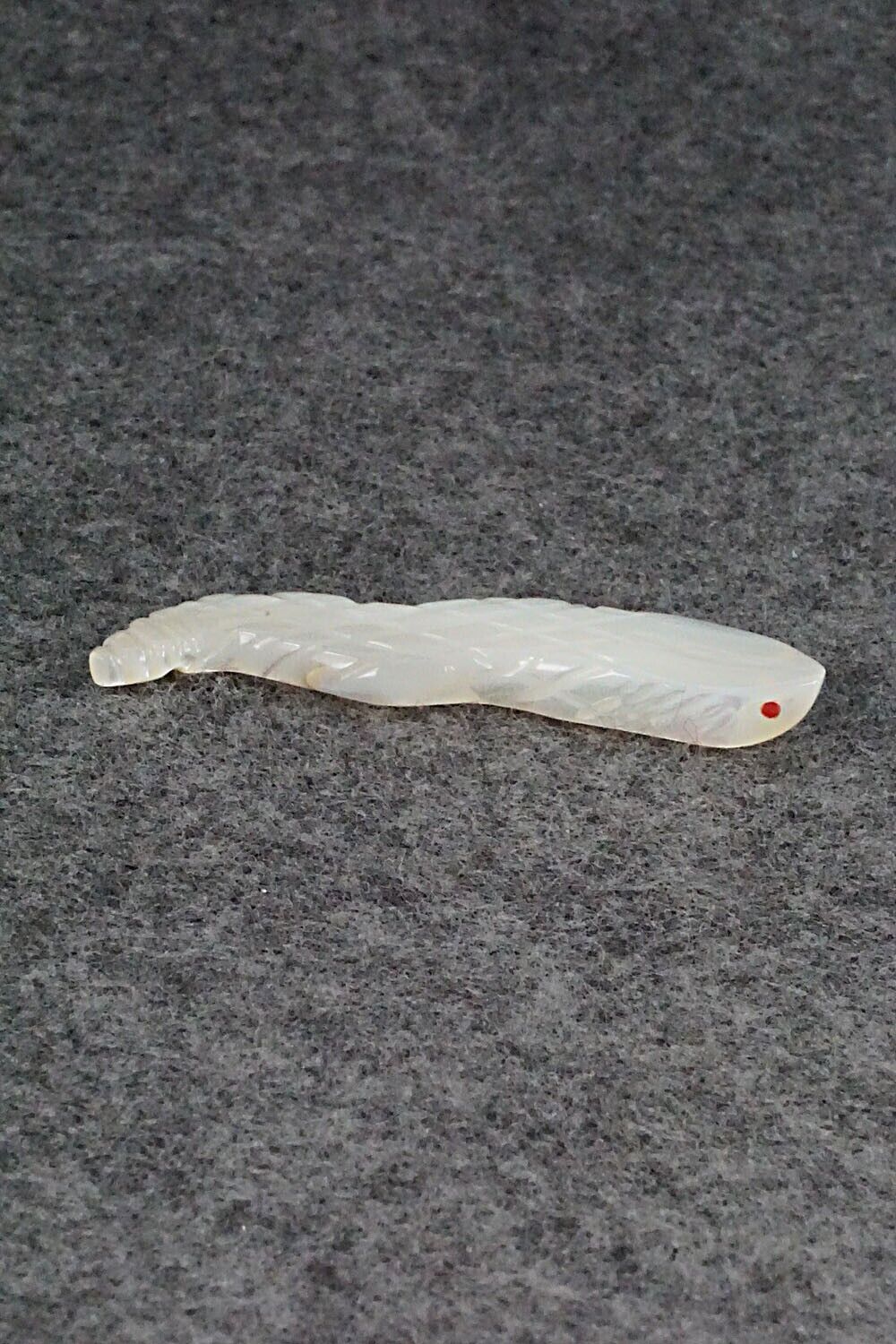 Snake Zuni Fetish Carving - Danny Lonjose