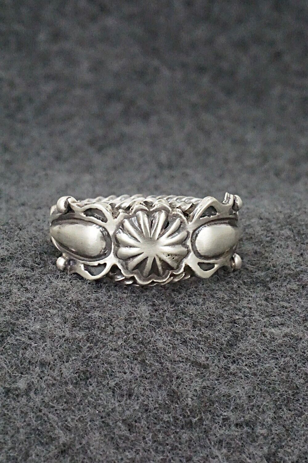 Sterling Silver Ring - Bobby Platero - Size 10.5